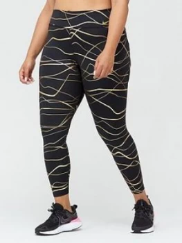 Nike Nsw Icon Clash Fast Curve Legging - Black, Size 22-24=2X, Women