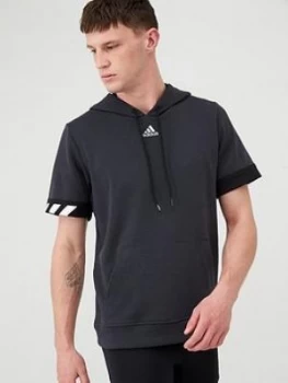 Adidas 365 Short Sleeve Hoodie - Carbon