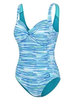 Regatta Sakari Swimsuit - Light Blue, Size 8, Women