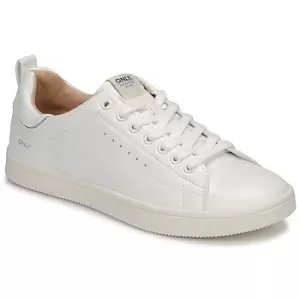 Only SHILO PU womens Shoes Trainers in White