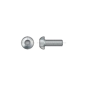 Qualfast - M10X25 A2 St/St Pin Hex Button M/C Screw