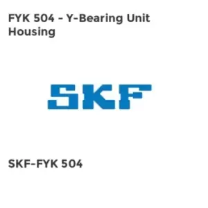 FYK 504 - Y-Bearing Unit Housing