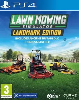 Lawn Mowing Simulator Landmark Edition PS4 Game