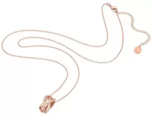 Swarovski 5620549 Twist Necklace Rose Gold-Tone Plated Jewellery