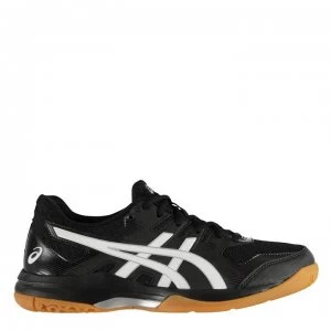 Asics Gel Rocket Mens Indoor Court Trainers - BLACK/WHITE