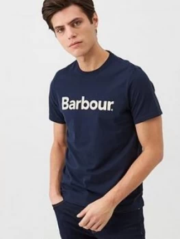 Barbour Large Logo T-Shirt - Navy