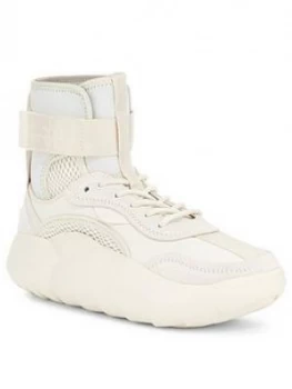 UGG LA Cloud High Trainer - Cream, Gardenia, Size 7, Women