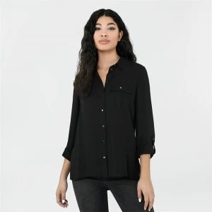 Firetrap Long Sleeve Shirt Ladies - Black