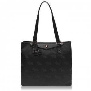 Radley Jaquard Tote Bag - BLACK