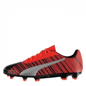 Puma One 5.4 FG Football Boots - Black/NrgyRed