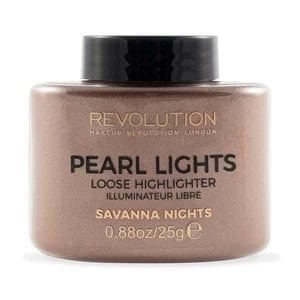 Revolution Pearl Lights Loose Highlighter Savana Nights Gold