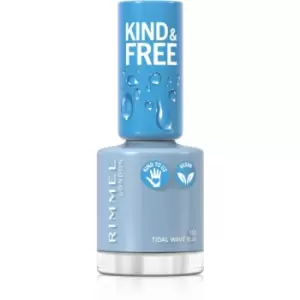 Rimmel Kind & Free Nail Polish Shade 152 Tidal Wave Blue 8 ml