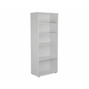 TC Office Bookcase with 4 Shelves Height 2000mm, White