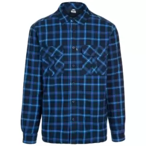 Trespass Mens Rapeseed Check Shirt (L) (Dark Blue)