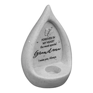 Thoughts of You Teardrop Graveside Tealight Holder - Grandma