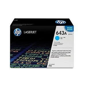 HP 643A Cyan Laser Toner Ink Cartridge