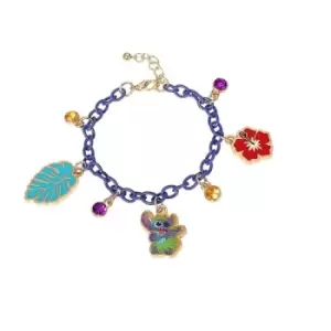 Disney Lilo and Stitch Multicoloured Enamel Costume Charm Bracelet BH00293YRML-65