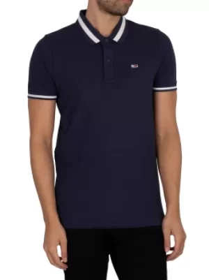 Tipped Stretch Polo Shirt