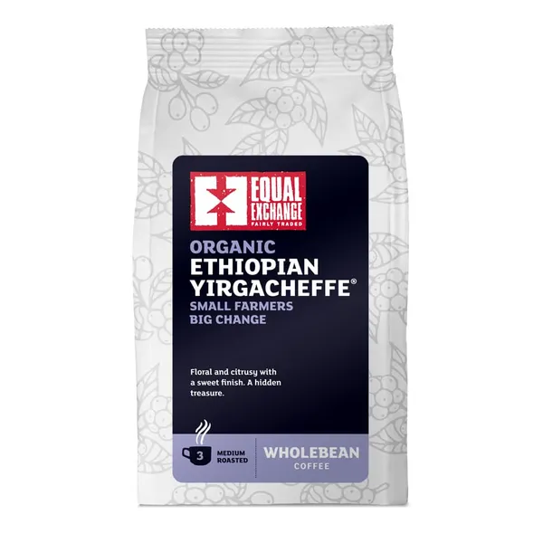 Equal Exchange Organic Ethiopian Yirgacheffe Beans Coffee 227g