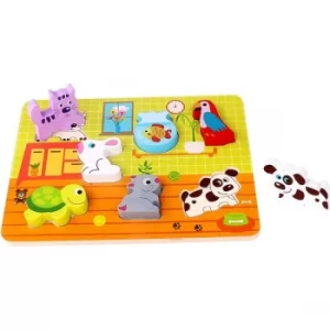 Wooden Chunky Pets Puzzle