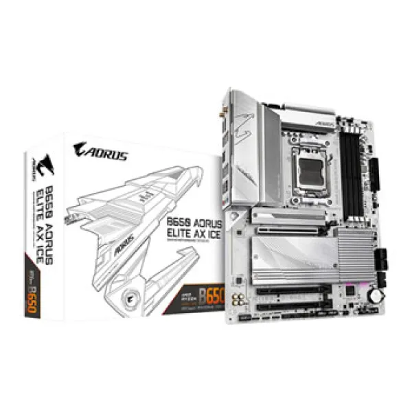 AORUS B650 ELITE AX ICE motherboard AMD B650 Socket AM5 ATX