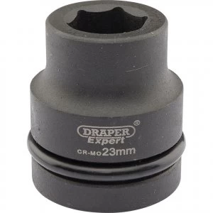 Draper Expert 1" Drive Hexagon Impact Socket Metric 1" 23mm