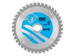 OX Tools OX-TCTW-TF-1602040 Wood Cutting Thin Kerf Circular Saw Blade 160mm x 20 x 40T ATB