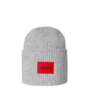 Hugo Xaff Beanie Womens - Grey