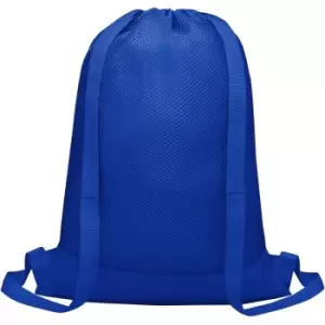 Nadi Mesh Drawstring Bag (One Size) (Royal Blue) - Bullet