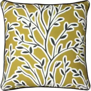 furn. Annika Floral Cushion Honey - Honey