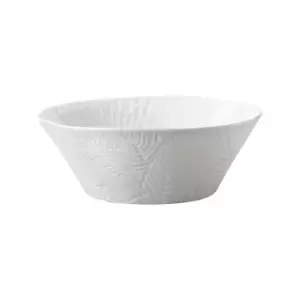 Panama 25cm Round White Serving Bowl