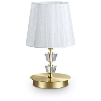 Ideal Lux Pegaso - 1 Light Table Light Satin Brass