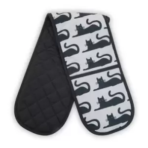 Cotton Black Cat Double Oven Glove