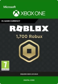 Microsoft Xbox One Roblox 1700 Robux