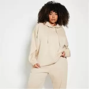 I Saw It First Plus Size Oversized Hoodie - Neutral