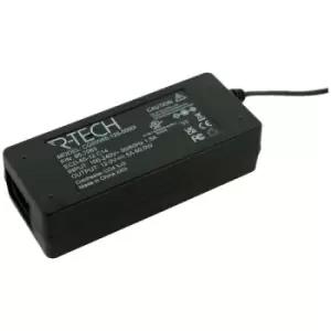 R-TECH 857083 AC/DC Adapter 12vdc 5amp C14 2.1mm Desktop