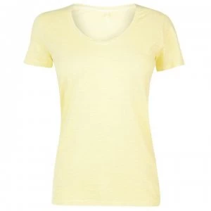 Gant Gant Sun-bleached T Shirt Womens - 732 LEMON