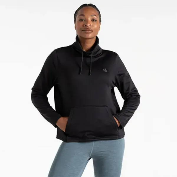 Dare 2B Womens Lexan Fleece Sweatshirt 12 - Bust 36' (92cm) Black DWA723-800-12