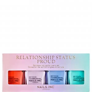 nails inc. Relationship Status Proud Quad Set