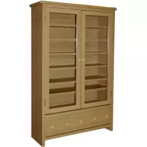 Watsons - montana - 409 cd / 224 dvd / Bluray / Video Media Storage Cabinet - Oak - Oak