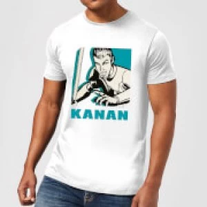 Star Wars Rebels Kanan Mens T-Shirt - White - S