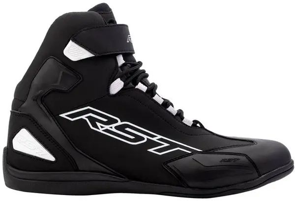 RST Sabre Moto Shoe Mens Ce Boot Black White 47