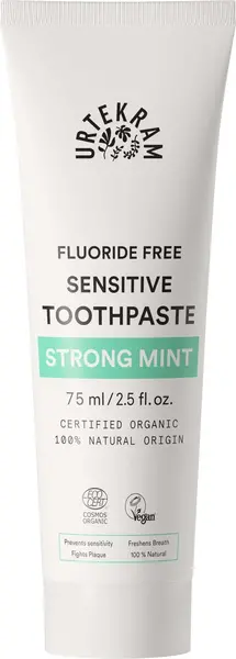 Urtekram Strong Mint Whitening Toothpaste 75ml