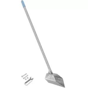 VEVOR Metal Detector Sand Scoop, Stainless Steel Metal Detecting Beach Scoop Scoops, 10 MM Hole Beach Metal Detector Scoop Shovel, w/ Stainless Steel