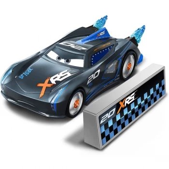 Disney Cars - Jackson Storm with Blast Wall Figure