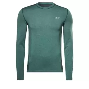 Reebok United By Fitness MyoKnit Seamless Long-Sleeve Top - Green