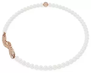 Swarovski 5669221 Nice Feather Necklace Rose Gold-Tone Jewellery