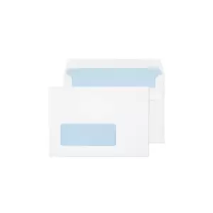 Purely Everyday Wallet Self Seal Window White C6 114X162 90GSM - Box of 1000