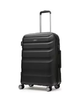 Rock Luggage Bali UYG7W 8 Wheel Hardshell Medium Black Suitcase