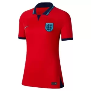 Nike England Away Shirt 2022 2023 Womens - Red